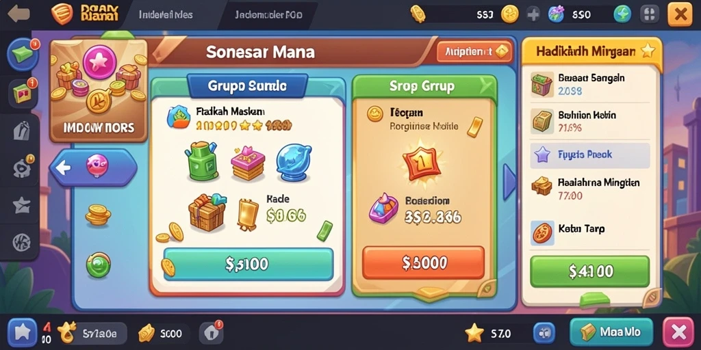 Tampilan antarmuka pengguna yang menarik dan intuitif.