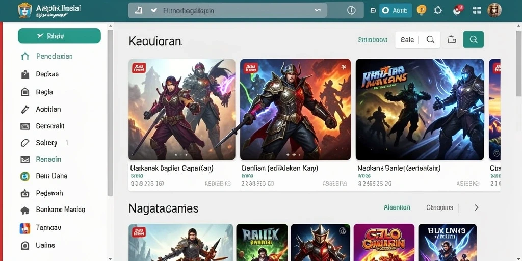Tampilan antarmuka yang menarik dan intuitif.