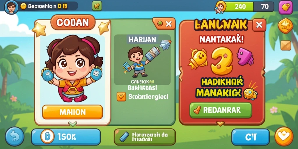 Tampilan awal MIOTOTO yang menarik dan penuh warna.