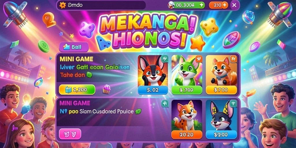 Tampilan awal permainan RINDUSLOT yang menarik.