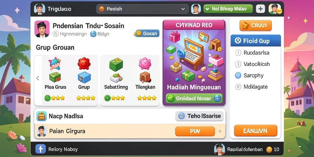Tampilan antarmuka yang user-friendly.