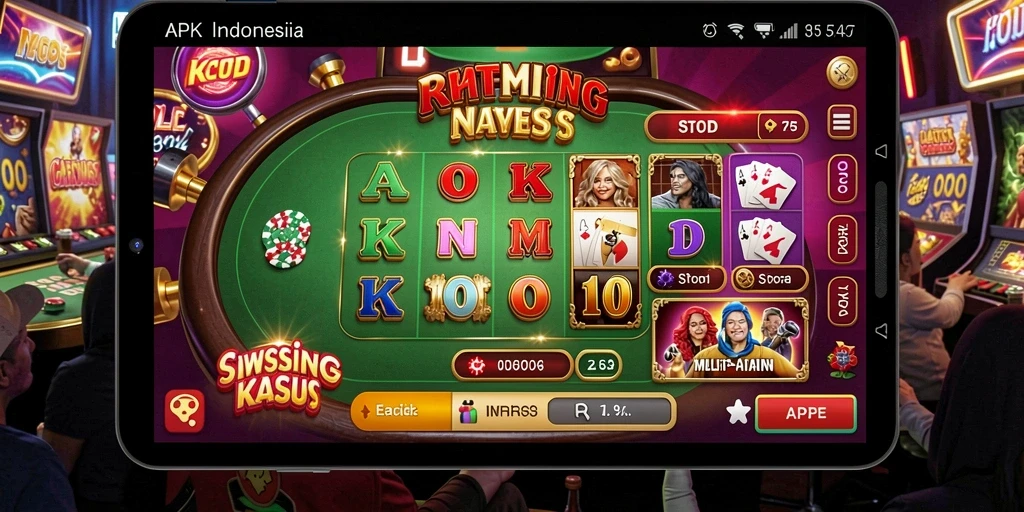 Screenshot menunjukkan level menantang dalam game.