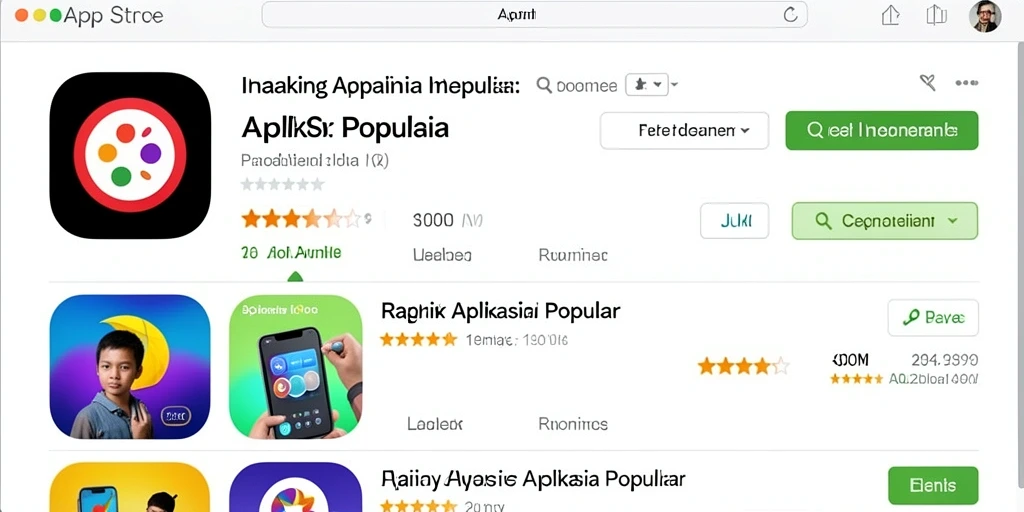 Tampilan antarmuka pengguna yang menarik dan modern.