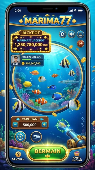 Galeri pratinjau visual marima77 build APK resmi terbaru
